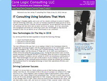 Tablet Screenshot of corelogicconsulting.com
